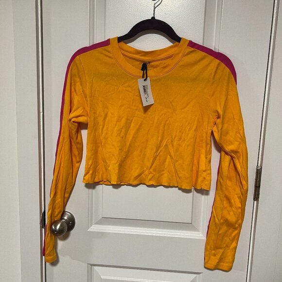 All Access x Bandier long sleeve crop top (size small) - Picture 1 of 6